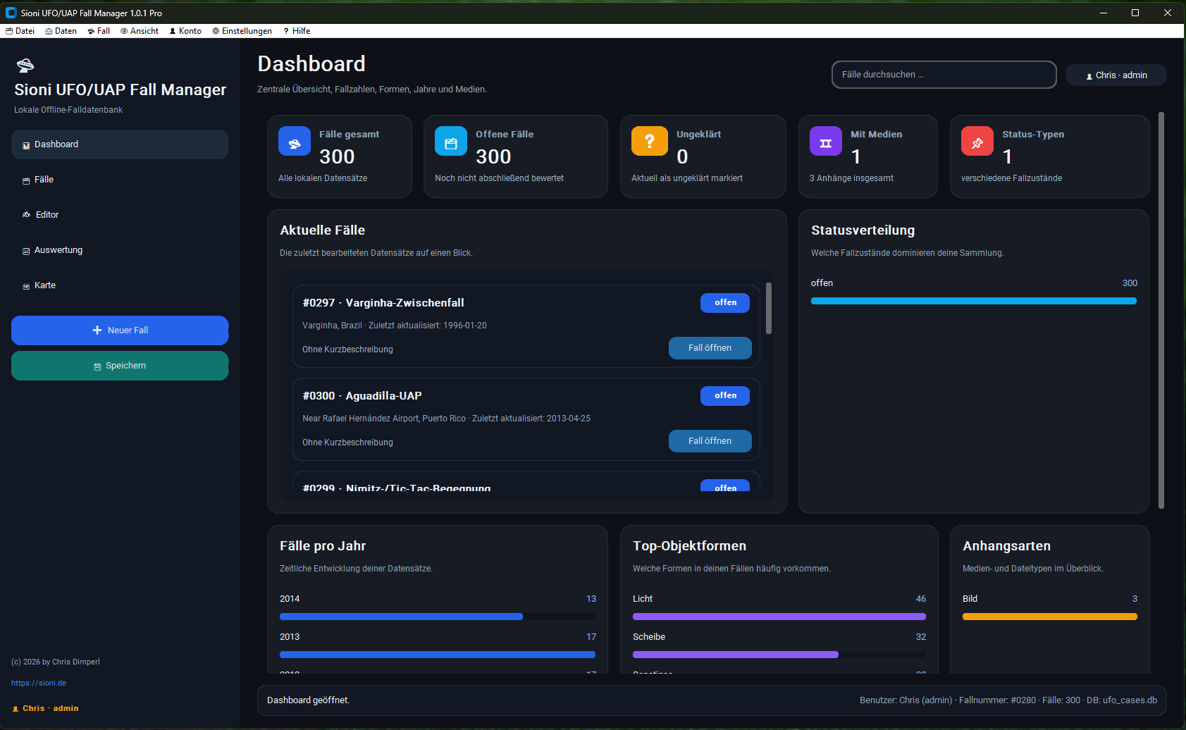 Sioni UFO/UAP Fall Manager v1.01 Pro