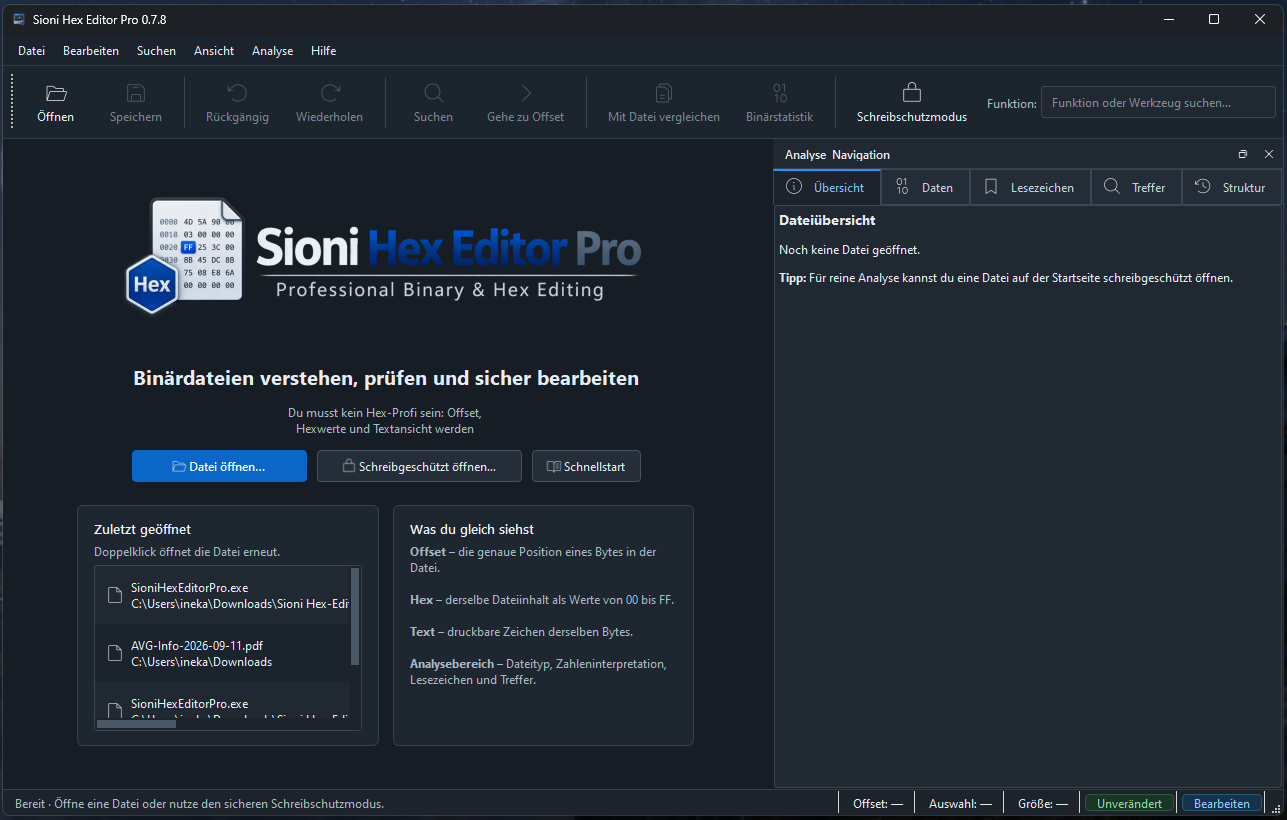 Sioni Hex Editor Pro